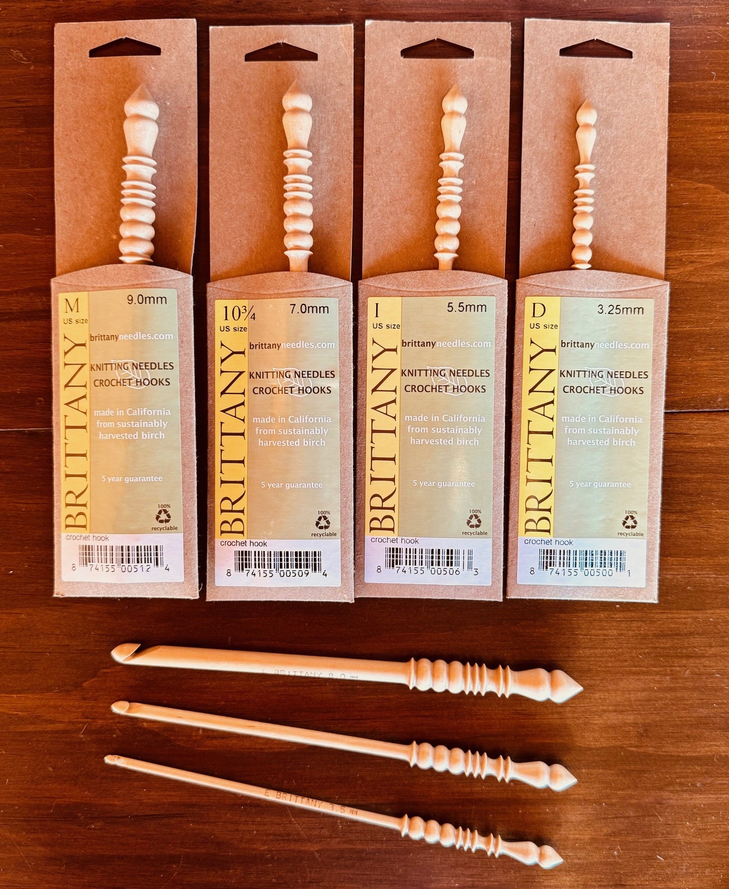 LOVermont Yarns Brittany Crochet Hooks