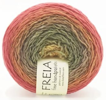 Freia Fine Handpaints - Shawl Ball, Single-Ply Fingering Weight, 100% US Merino Wool