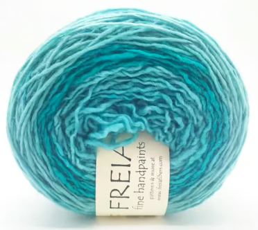 Freia Fine Handpaints - Shawl Ball, Single-Ply Fingering Weight, 100% US Merino Wool