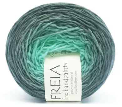 Freia Fine Handpaints - Shawl Ball, Single-Ply Fingering Weight, 100% US Merino Wool