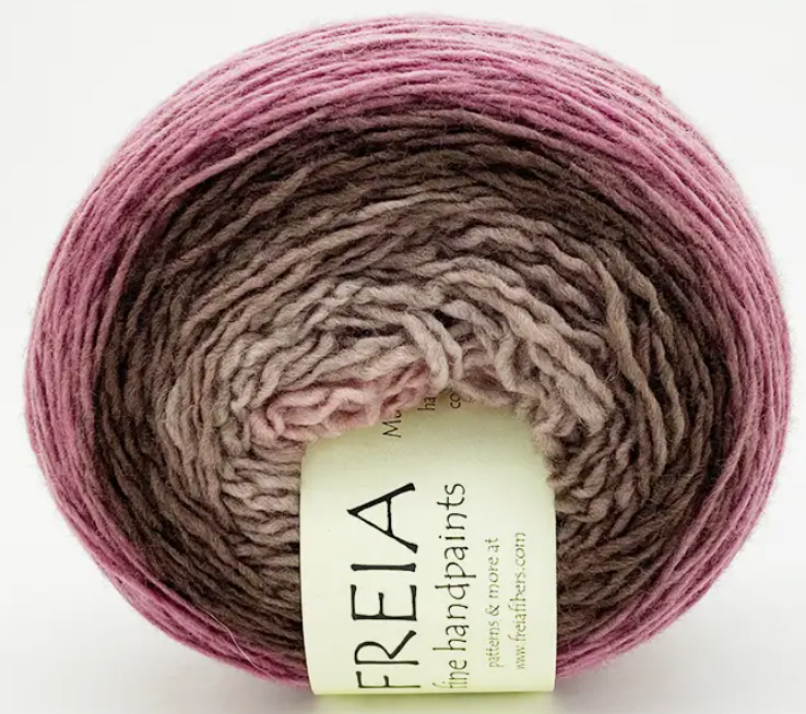 Freia Fine Handpaints - Shawl Ball, Single-Ply Fingering Weight, 100% US Merino Wool