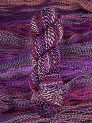 LOVermont Yarns JFM Making Tracks Midnight Plum 100% US Wool