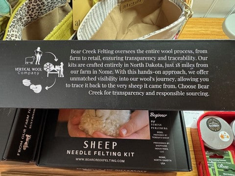 Sheep Needle Felting Kit for Beginners