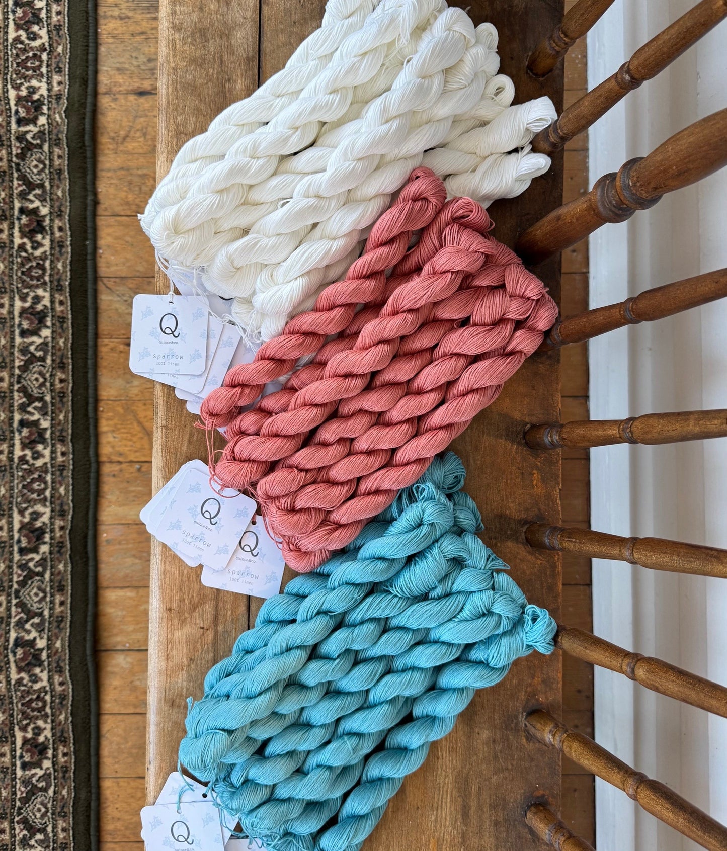 Quince & Co - Sparrow, Fingering Weight, 100% Organic Linen