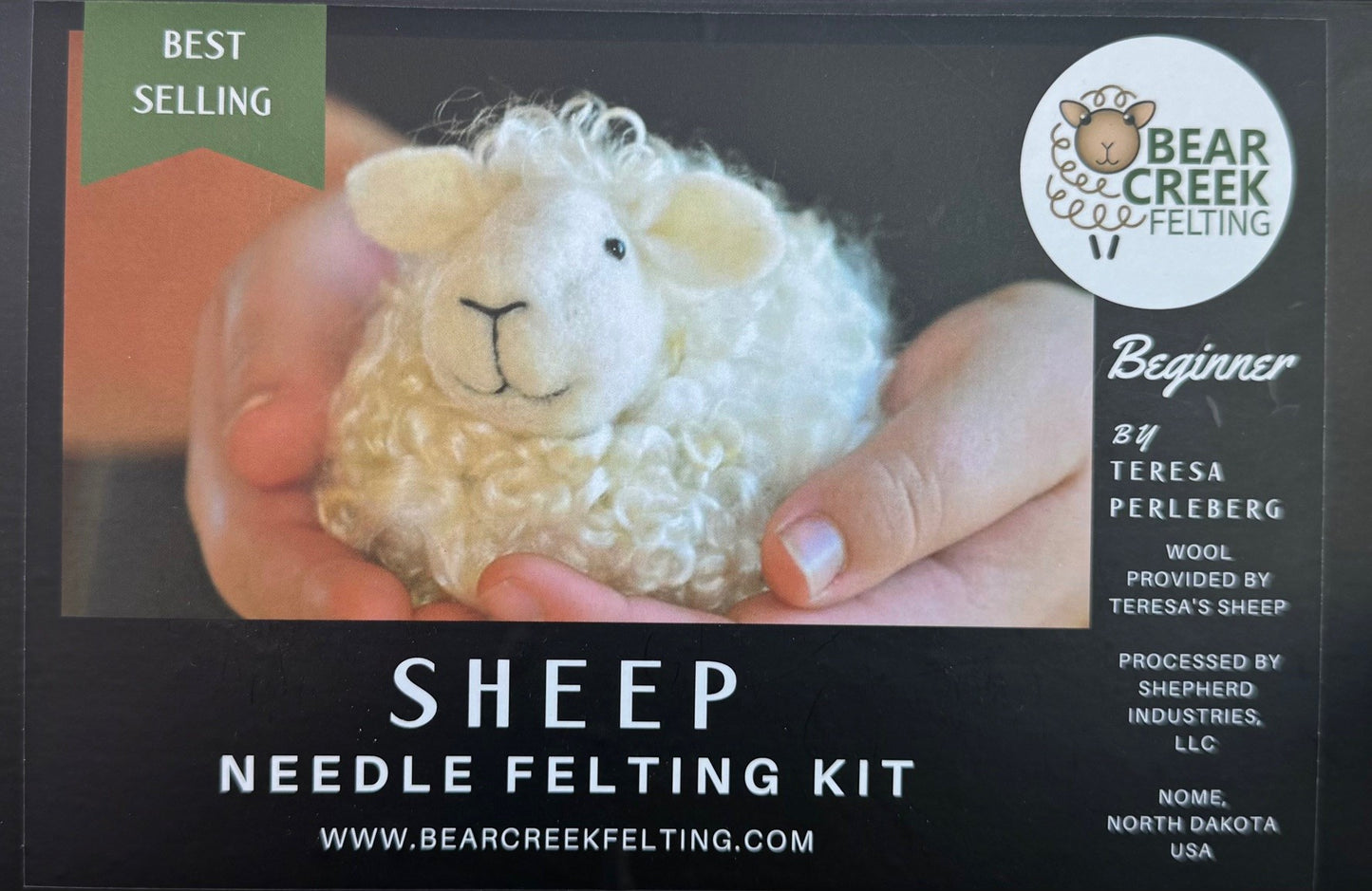 Sheep Needle Felting Kit for Beginners