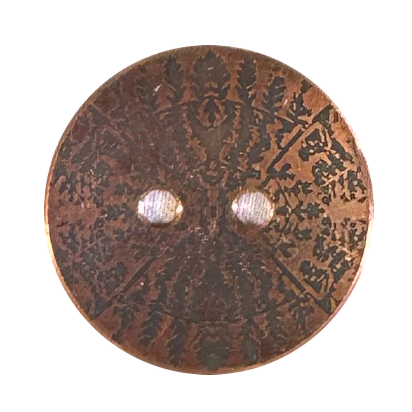 Wandering Dog Metal Art - Handmade Copper Buttons