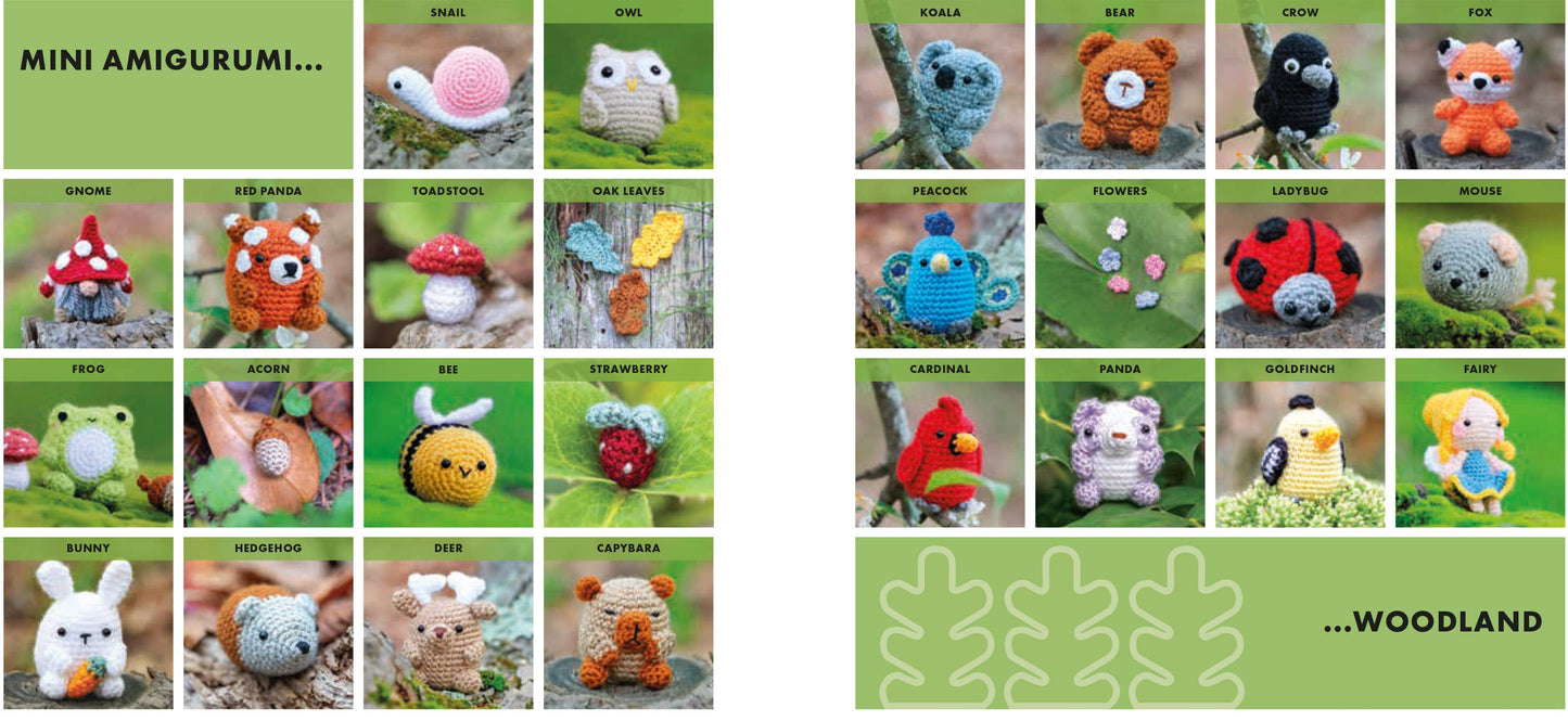 Mini Amigurumi Woodland, 26 Adorable Crocheted Forest Friends