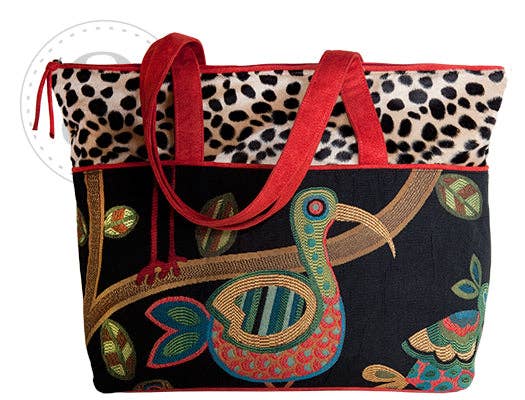 Atenti - Birdy Black Satchel