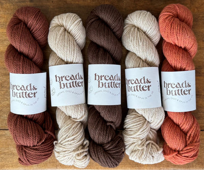 Bread & Butter - Pretzel, DK Weight, 100% US Merino Wool
