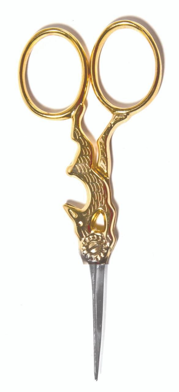 LOVermont Yarns 4" Rabbit Scissors Tooltron Made in Italy Vertical