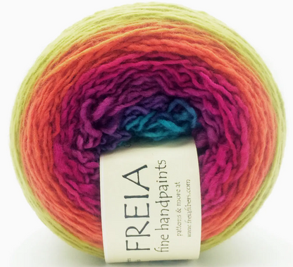 Freia Fine Handpaints - Shawl Ball, Single-Ply Fingering Weight, 100% US Merino Wool