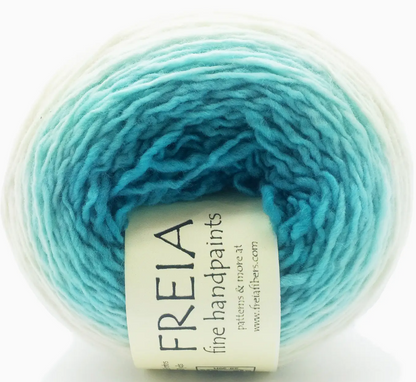 Freia Fine Handpaints - Shawl Ball, Single-Ply Fingering Weight, 100% US Merino Wool