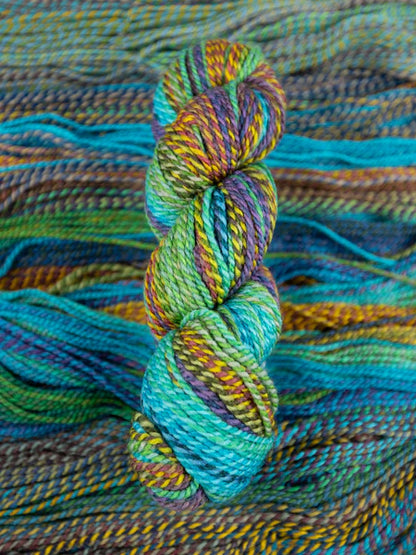 LOVermont Yarns JFM Making Tracks Aurora Borealis 100% US Wool