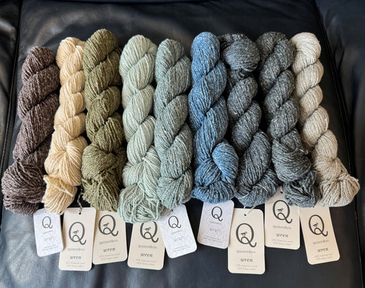 Quince & Co - Wren, DK Weight, 60% US Wool & 40% US Organic Cotton