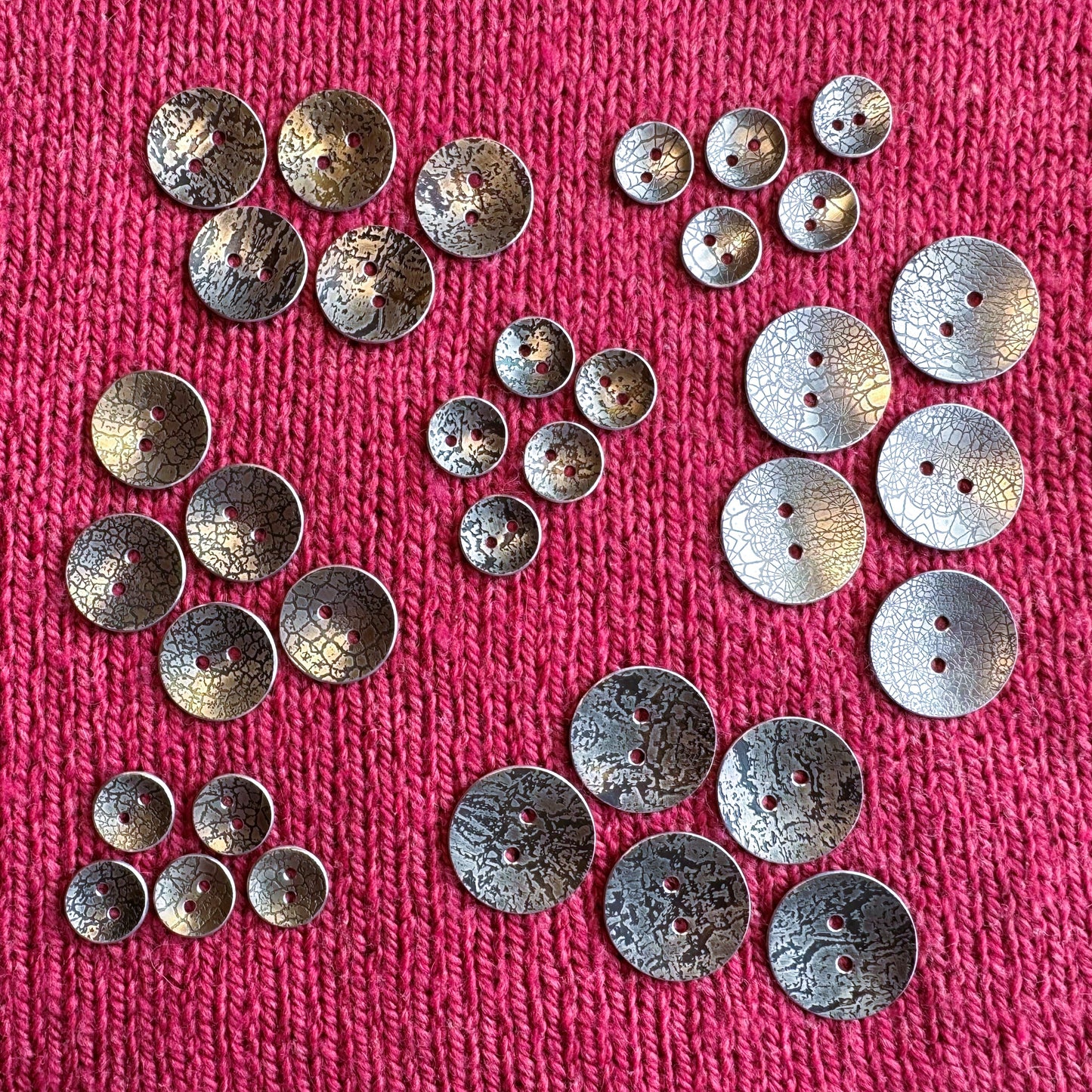Wandering Dog Metal Art - Handmade Nickel Buttons