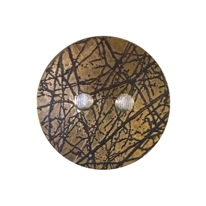 Wandering Dog Metal Art - Handmade Brass Buttons