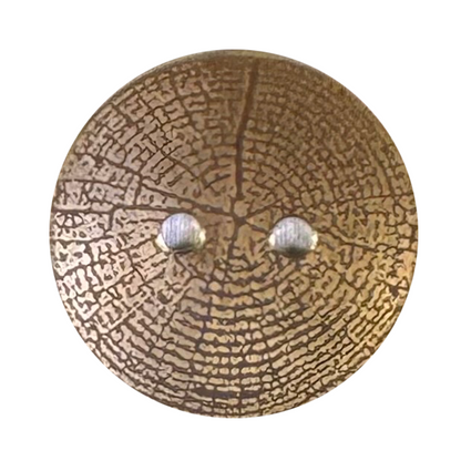 Wandering Dog Metal Art - Handmade Brass Buttons
