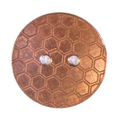 Wandering Dog Metal Art - Handmade Copper Buttons