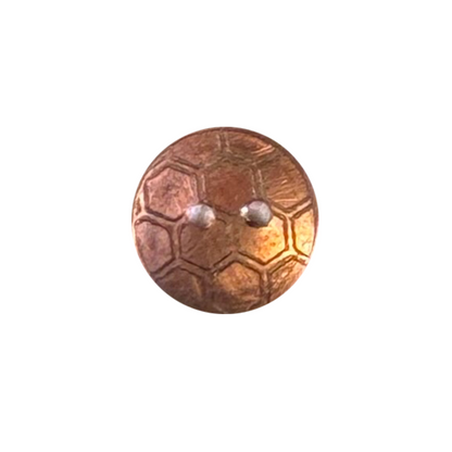 Wandering Dog Metal Art - Handmade Copper Buttons
