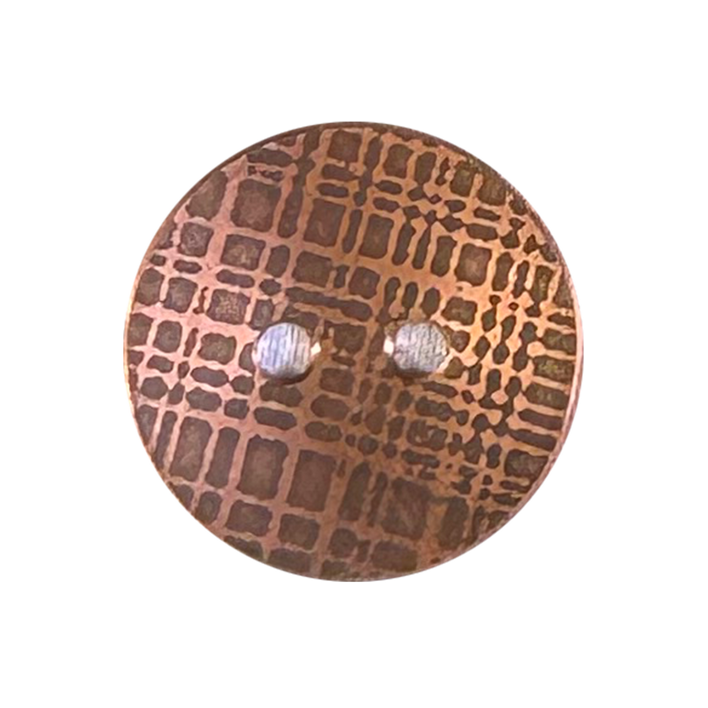 Wandering Dog Metal Art - Handmade Copper Buttons