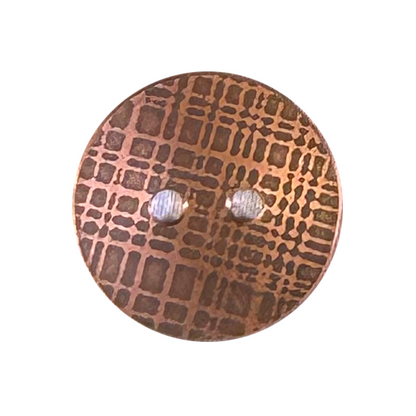 Wandering Dog Metal Art - Handmade Copper Buttons